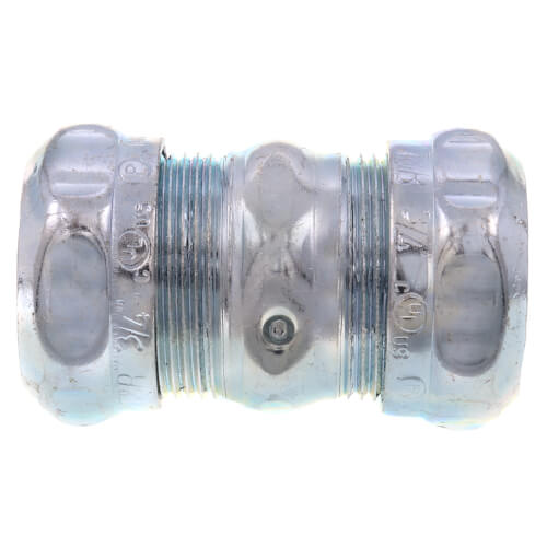 3/4" Steel EMT Compression Coupling