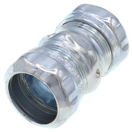 3/4" Steel EMT Compression Coupling