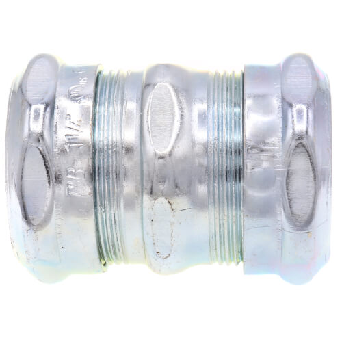 Main product image of 1-1/4" Steel EMT Compression Coupling