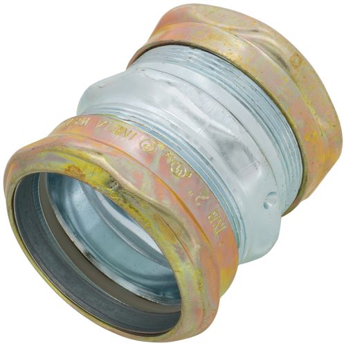 Main product image of 2" Steel EMT Raintight Compression Coupling