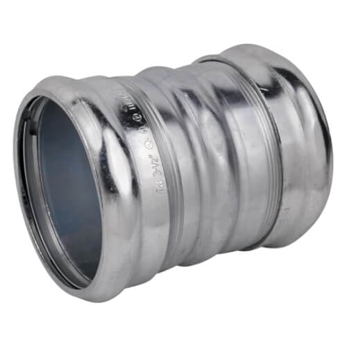 Main product image of 3-1/2" Steel EMT Compression Coupling