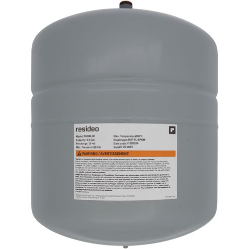 NK300S Boiler Trim Kit w/ Check Valve, 1" Press Air Eliminator, Press Boiler Feed & 4.4 Gal. Expansion Tank, TK30PV100PNKP