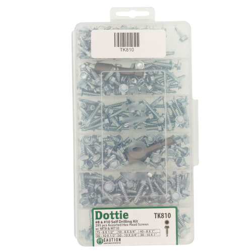TK810 LH Dottie TK810 8 & 10 Assorted Hex Head SelfDrilling