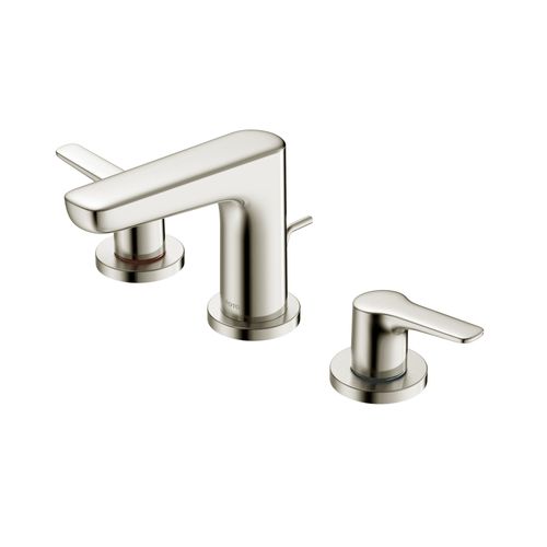Main product image of GS 1.2 GPM 2 Handle Widespread Bathroom Sink Faucet, Brushed Nickel - TLG03201U-BN
