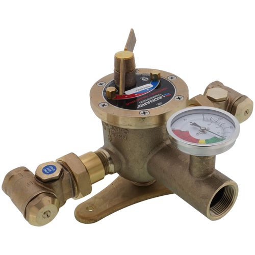 Main product image of 1" FPT Inlet x 1-1/4" Outlet Emergency Water Mixing Valve for Eye/Face Wash Units (3 to 64 GPM)