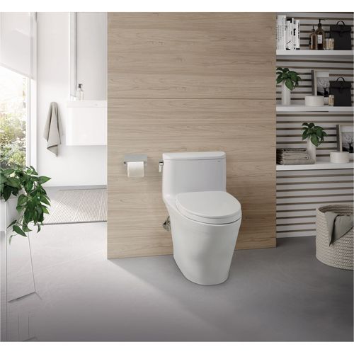Main product image of MS642124CEF#51 Nexus 1-Piece Elongated 1.28 GPF Universal Height Toilet w/ SS124 Softclose Seat, Washlet+ Ready (Ebony)