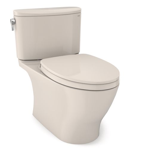 Main product image of MS442124CUFG#12 Nexus 1.0 GPF 2-Piece Elongated 1.0 GPF Universal Height Toilet w/ CEFIONTECT & SS124 Softclose Seat, Washlet + Ready (Sedona Beige)