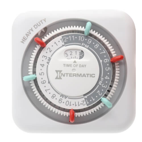TN311C - Intermatic TN311C - 24-Hour Heavy-Duty Indoor Mechanical Plug ...
