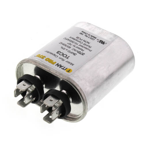 Main product image of 3 MFD Oval Motor Run Capacitor (370V)