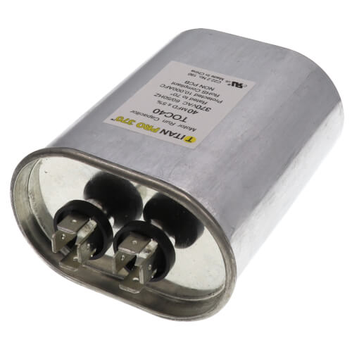 Main product image of 40 MFD Oval Motor Run Capacitor (370V)