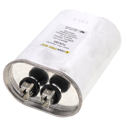 Main product image of 50 MFD Oval Motor Run Capacitor (370V)