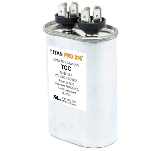 Main product image of 55 MFD Oval Motor Run Capacitor (370V)