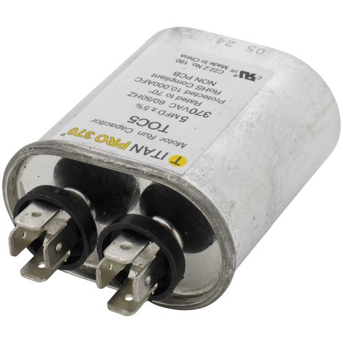 Main product image of 5 MFD Oval Motor Run Capacitor (370V)