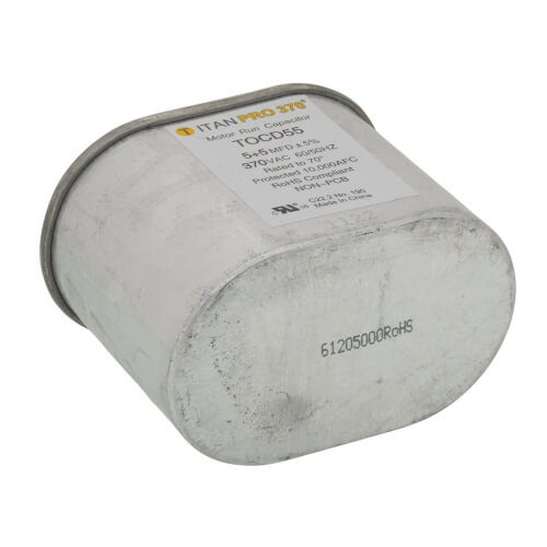 Main product image of 5/5 MFD Oval Dual Motor Run Capacitor (370V)