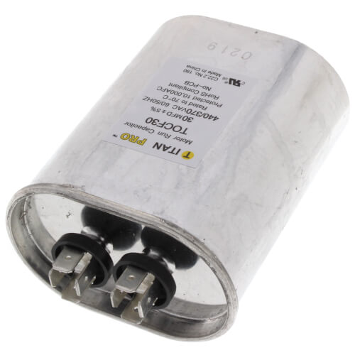 Main product image of 30 MFD Oval Motor Run Capacitor (440/370V)