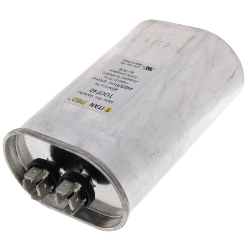 Main product image of 40 MFD Oval Motor Run Capacitor (440/370V)