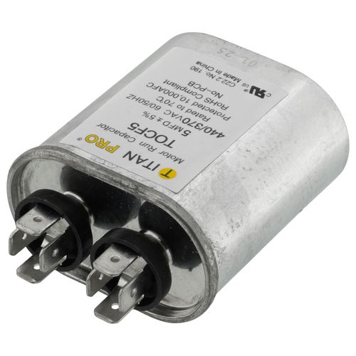 Main product image of 5 MFD Oval Motor Run Capacitor (440/370V)