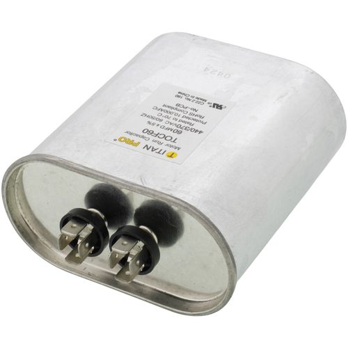 Main product image of 60 MFD Oval Motor Run Capacitor (440/370V)