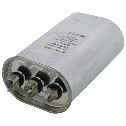 Main product image of 35/5 MFD Oval Dual Motor Run Capacitor (440/370V)