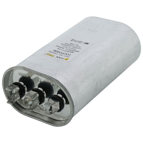 Main product image of 40/5 MFD Oval Dual Motor Run Capacitor (440/370V)