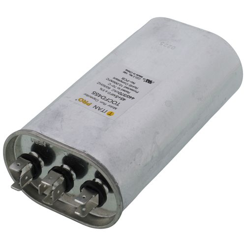 Main product image of 45/5 MFD Oval Dual Motor Run Capacitor (440/370V)