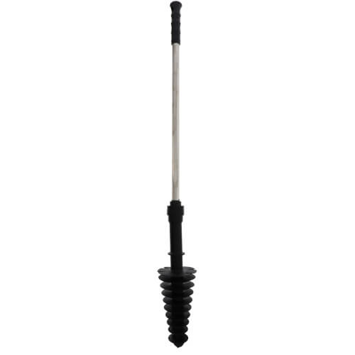 Main product image of ToiletShroom Toilet Plunger w/ Holder, Black
