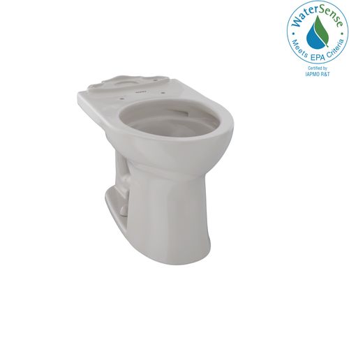 Main product image of Drake II Universal Height Round Toilet Bowl with CEFIONTECT, Sedona Beige - C453CUFG#12