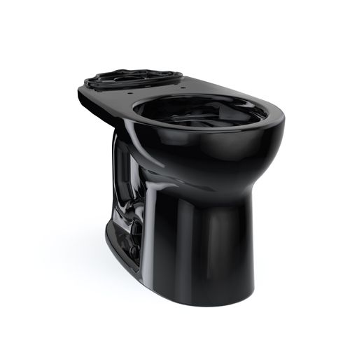 Main product image of Drake Round TORNADO FLUSH Toilet Bowl, Ebony - C775CEF#51