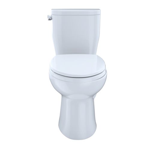 Main product image of Entrada Two-Piece Elongated 1.28 GPF Universal Height Toilet, Cotton White - CST244EF#01
