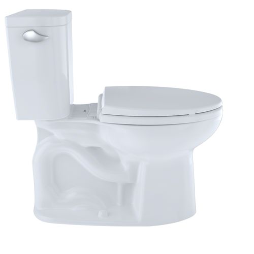 Main product image of Entrada Two-Piece Elongated 1.28 GPF Universal Height Toilet, Cotton White - CST244EF#01