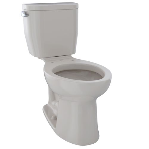 Main product image of Entrada Two-Piece Elongated 1.28 GPF Universal Height Toilet, Sedona Beige - CST244EF#12