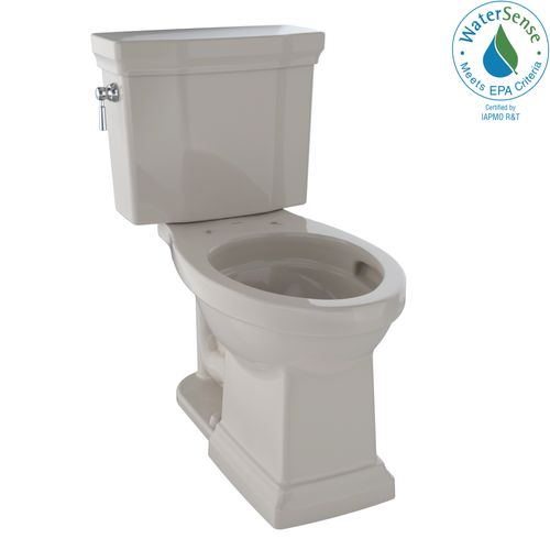 Main product image of Promenade II Two-Piece Elongated 1.28 GPF Universal Height Toilet with CEFIONTECT, Bone - CST404CEFG#03