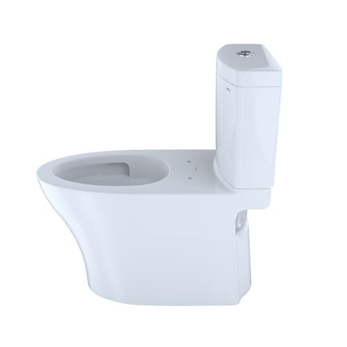 Main product image of Aquia IV Two-Piece Elongated Dual Flush 1.28 and 0.9 GPF Toilet with CEFIONTECT, Cotton White - CST446CEMFGN#01