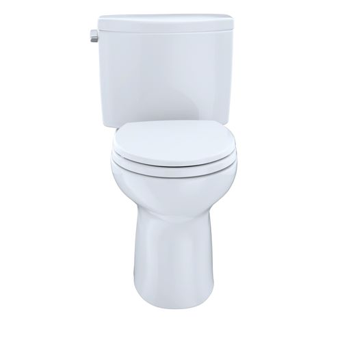 Main product image of Drake II Two-Piece Round 1.28 GPF Universal Height Toilet with CEFIONTECT, Cotton White - CST453CEFG#01