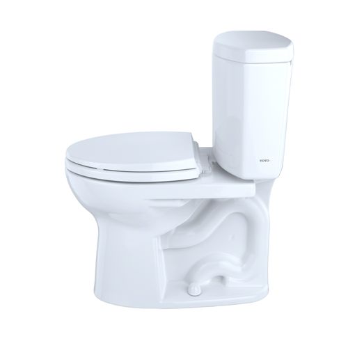 Main product image of Drake II Two-Piece Round 1.28 GPF Universal Height Toilet with CEFIONTECT, Cotton White - CST453CEFG#01