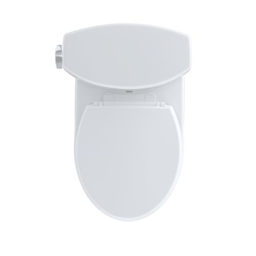 Main product image of Drake II Two-Piece Round 1.28 GPF Universal Height Toilet with CEFIONTECT, Cotton White - CST453CEFG#01