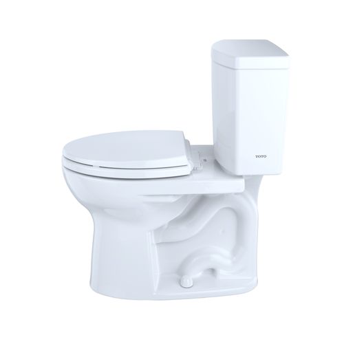 Main product image of Drake II 1G Two-Piece Round 1.0 GPF Universal Height Toilet with CEFIONTECT, Cotton White - CST453CUFG#01