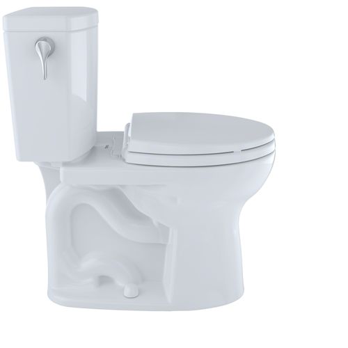 Main product image of Drake II 1G Two-Piece Round 1.0 GPF Universal Height Toilet with CEFIONTECT, Cotton White - CST453CUFG#01