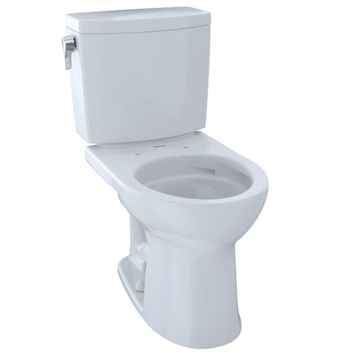 Main product image of Drake II 1G Two-Piece Round 1.0 GPF Universal Height Toilet with CEFIONTECT, Cotton White - CST453CUFG#01