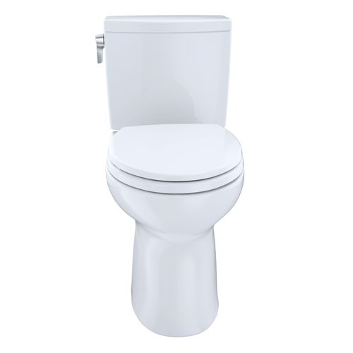 Main product image of Drake II 1G Two-Piece Elongated 1.0 GPF Universal Height Toilet with CEFIONTECT, Cotton White - CST454CUFG#01