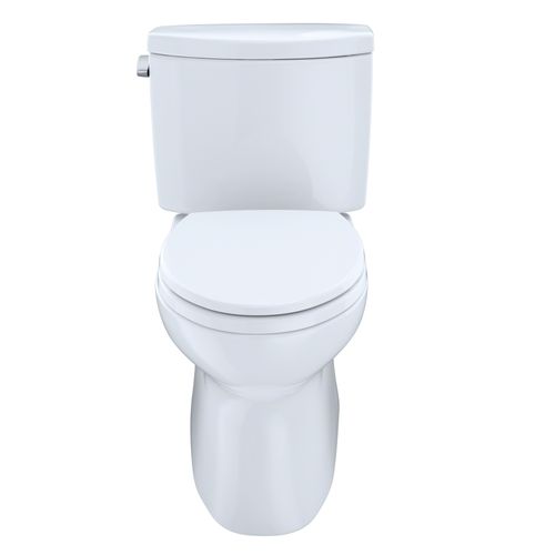 Main product image of Vespin II Two-Piece Elongated 1.28 GPF Universal Height Skirted Design Toilet with CEFIONTECT, Cotton White - CST474CEFG#01