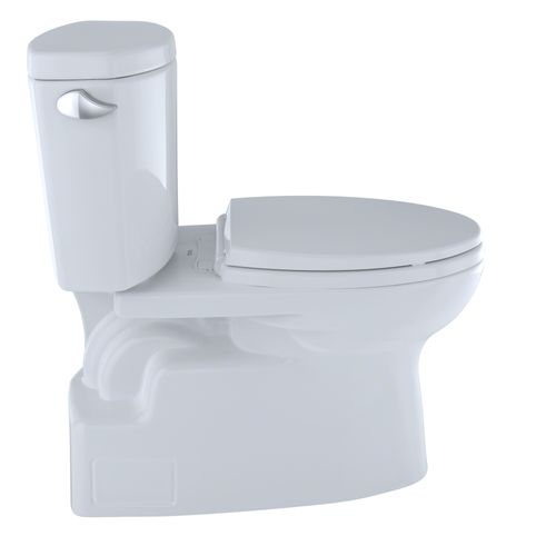 Main product image of Vespin II Two-Piece Elongated 1.28 GPF Universal Height Skirted Design Toilet with CEFIONTECT, Cotton White - CST474CEFG#01