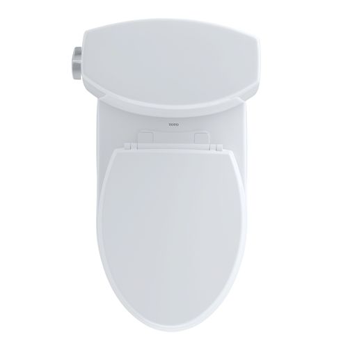Main product image of Vespin II Two-Piece Elongated 1.28 GPF Universal Height Skirted Design Toilet with CEFIONTECT, Cotton White - CST474CEFG#01