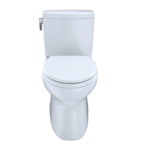 Main product image of Vespin II 1G Two-Piece Elongated 1.0 GPF Universal Height Skirted Design Toilet with CEFIONTECT, Cotton White - CST474CUFG#01