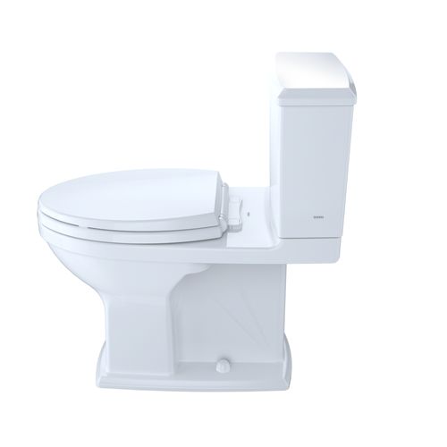 Main product image of Connelly Two-Piece Elongated Dual-Max, Dual Flush 1.28 and 0.9 GPF Universal Height Toilet with CEFIONTECT, Cotton White - CST494CEMFG#01