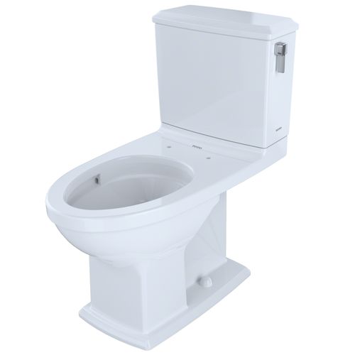 Main product image of Connelly Two-Piece Elongated Dual-Max 1.28 and 0.9 GPF Universal Height Toilet with CEFIONTECT and Right Lever, Colonial White - CST494CEMFRG#01