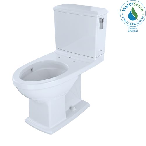 Main product image of Connelly Two-Piece Elongated Dual-Max 1.28 and 0.9 GPF Universal Height Toilet with CEFIONTECT and Right Lever, Colonial White - CST494CEMFRG#01