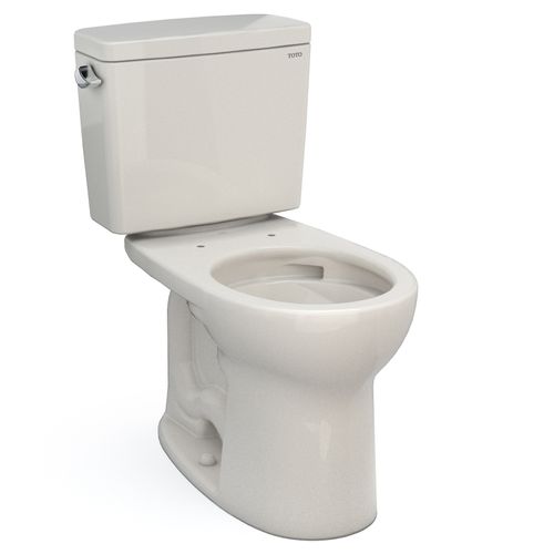 Main product image of Drake Two-Piece Round 1.28 GPF Universal Height TORNADO FLUSH Toilet with CEFIONTECT, Sedona Beige - CST775CEFG#12