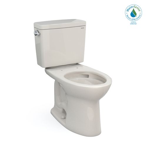 Main product image of Drake Two-Piece Elongated 1.28 GPF Universal Height TORNADO FLUSH Toilet with CEFIONTECT, Sedona Beige - CST776CEFG#12