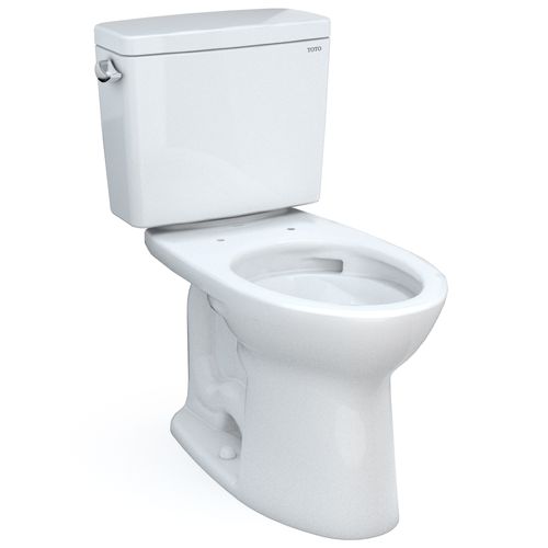 Main product image of Drake Two-Piece Elongated 1.28 GPF TORNADO FLUSH Toilet with CEFIONTECT, Cotton White - CST776CEG#01